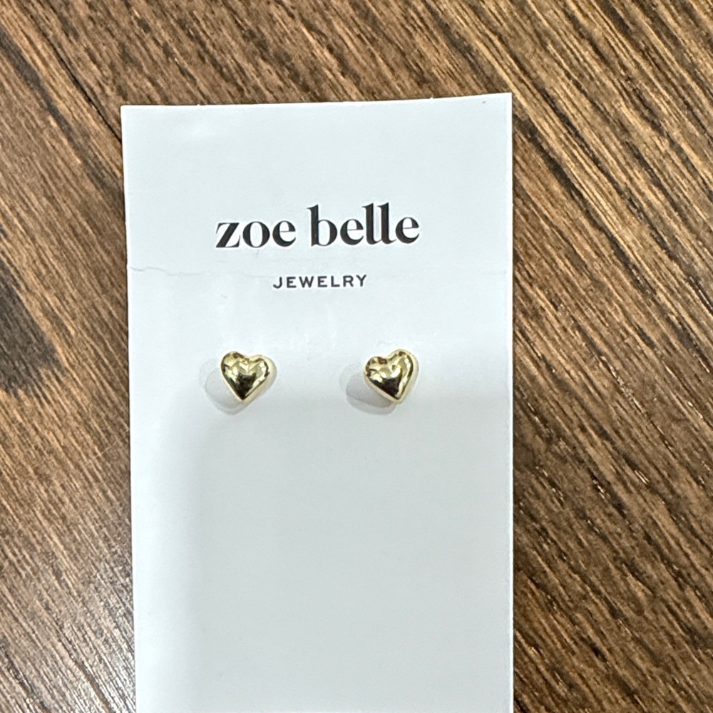 Umi Elegant Gold Heart Earrings